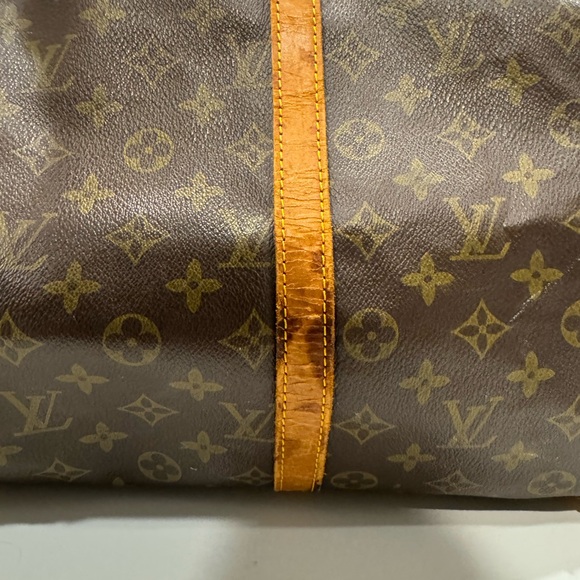 Vintage Louis Vuitton Keepall 60 Bandouliere Monogram Canvas Duffel Travel Bag - Picture 4 of 10